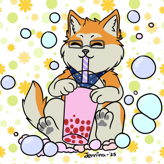 Bubble Tea YCH 15 € + 4€ extra for complex design